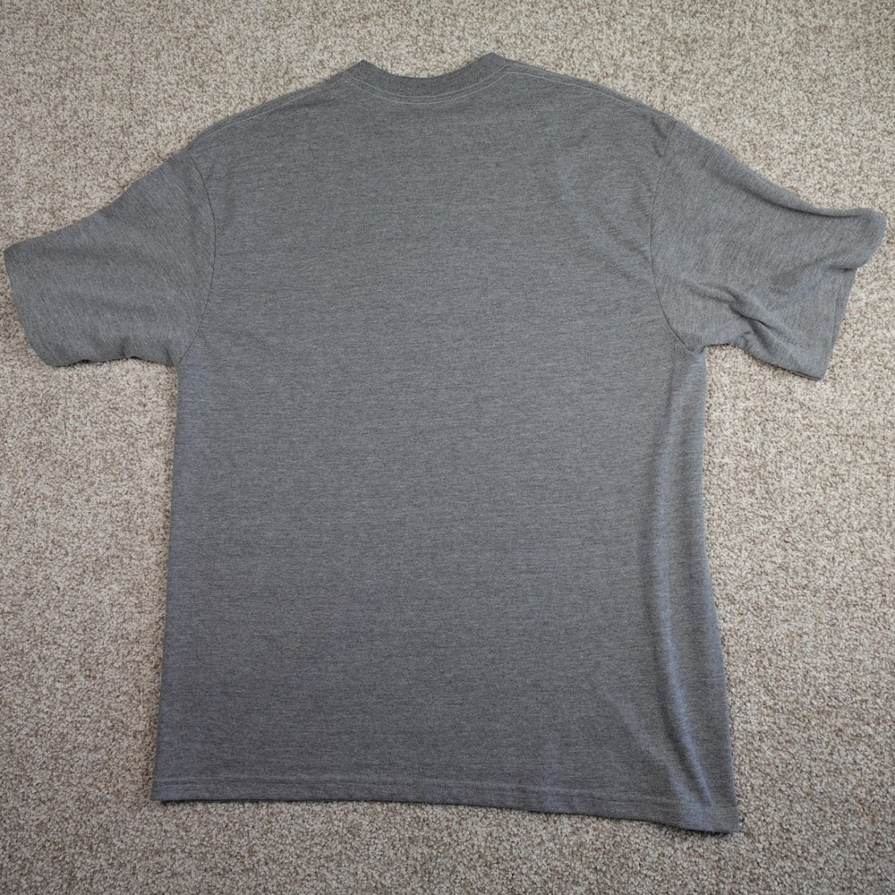 Soffe Drirelease Mens XL Heather Gray Performance T-Shirt Short Sleeve Active - Picture 4 of 5